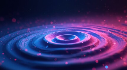 Abstract Fluid Sound Waves Background
