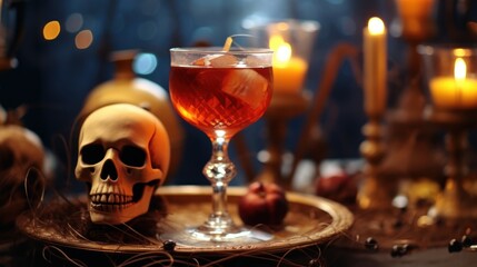 Spooky Halloween Cocktail