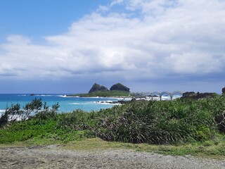 Fototapeta premium view of the coast of the region sea