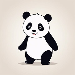 panda with a blank