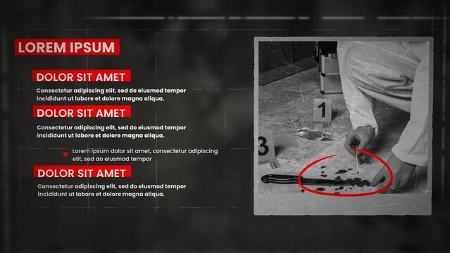 Detective Crime Police Investigation Slideshow