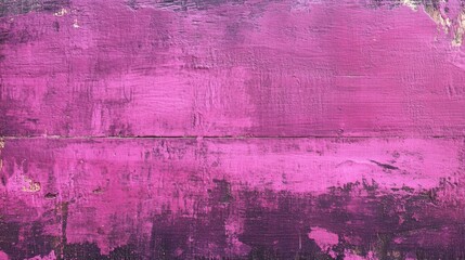 Obraz premium Weathered magenta pink abstract texture featuring a grunge finish on a wooden surface, showcasing deep hues and slight imperfections for an artistic, rustic look.