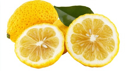 Vibrant Yellow Lemon Slices, A Fresh and Healthy Treat