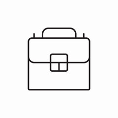 portfolio briefcase icon sign vector