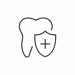 tooth health care dental icon sign vector