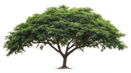 Majestic Green Tree in Nature's Embrace