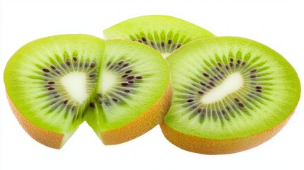 Fototapeta premium Fresh Kiwi Slices - A Healthy and Delicious Treat