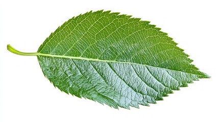 Obraz premium Closeup of a Vibrant Green Leaf