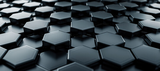 Fototapeta premium hexagon shaped business web background, wall 32