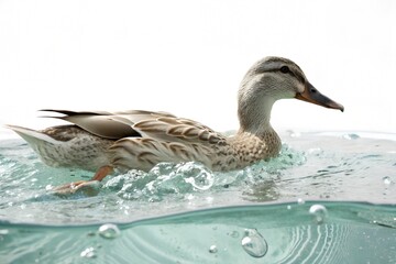 two ducks on the water