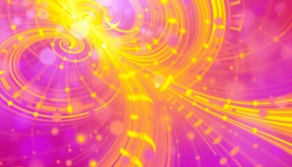 Celestial Kaleidoscope Swirls in Warm Cool Hues, Versatile Abstract Background for Digital Marketing Content