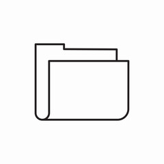 computer folder icon sign vector
