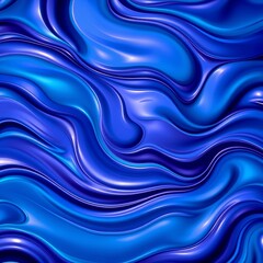 Fototapeta premium Vibrant Ocean Swirls in Blues and Purples for Widescreen Wallpapers