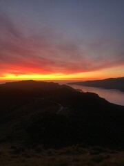 sunrise in the hills