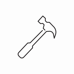 hummer tool icon sign vector