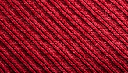 background texture of red knitted fabric made of cashmere or wool