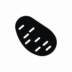potato vegetable icon sign vector
