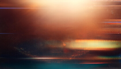 Obraz premium Abstract film texture background with grain, dust and light leaks motion blur effect; copy space