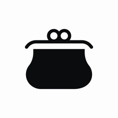 wallet purse icon sign vector
