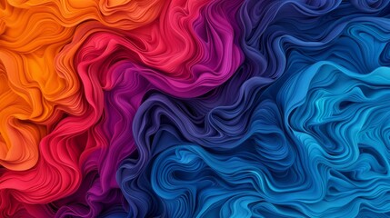 Vibrant abstract swirls of color and texture.