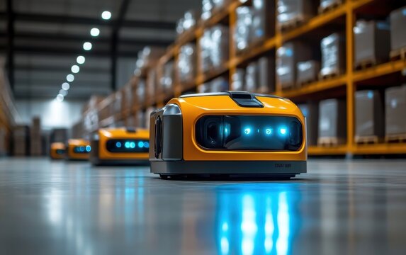 Autonomous Mobile Robots Revolutionizing Warehouse Logistics: A Glimpse into the Future of Automated Material Handling in Modern Distribution Centers