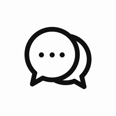 speech bubble icon sign vector