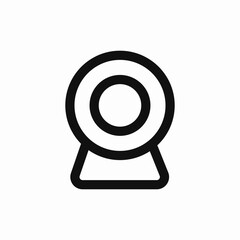 webcamera device icon sign vector