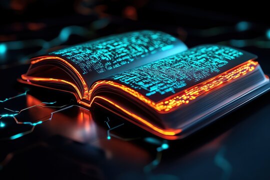 AI-driven education technology for personalized reading programs close up, literacy theme, vibrant, Overlay, e-reader backdrop