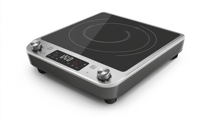 Fototapeta premium Sleek Modern Electric Induction Cooktop