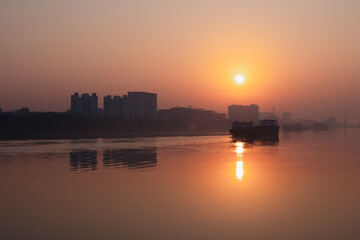Sunrise by the river