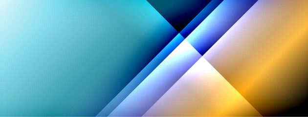 Dynamic shadow lines with gradient colors geometric background
