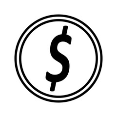 Fototapeta premium Dollar Sign Vector Icon