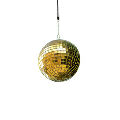 Fototapeta premium disco ball isolated on white