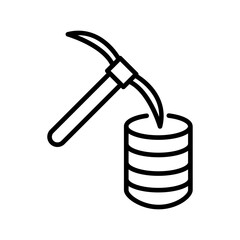 Data Mining Vector Icon