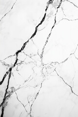 Fototapeta premium Clean minimalist white marble background with natural veining