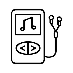 MP3 Player Vector Icon