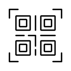 QR Code Vector Icon