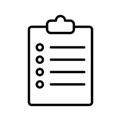 Clipboard Vector Icon