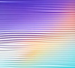 Wave of mixed beautiful gradient colors. smooth transitions. composition and leaking light exposure. Rainbow background. Modern design template. High quality 8k. generative ai