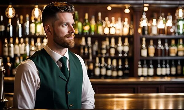 Barista in an Irish pub.