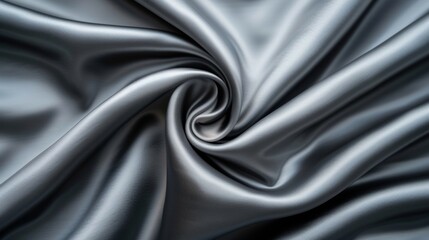 Fototapeta premium Silky fabric swirling in elegant folds.