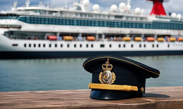 Ship captain's hat.