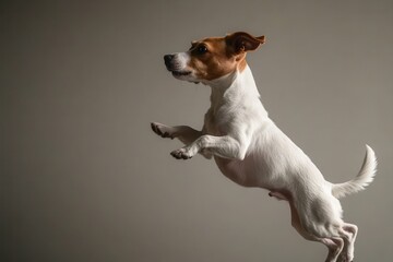 Jack Russell Terrier Ready to Jump