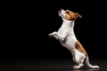 Jack Russell Terrier Ready to Jump