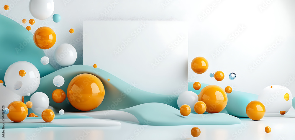 Poster dynamic register application profile design modern studio digital art creative space abstract concep