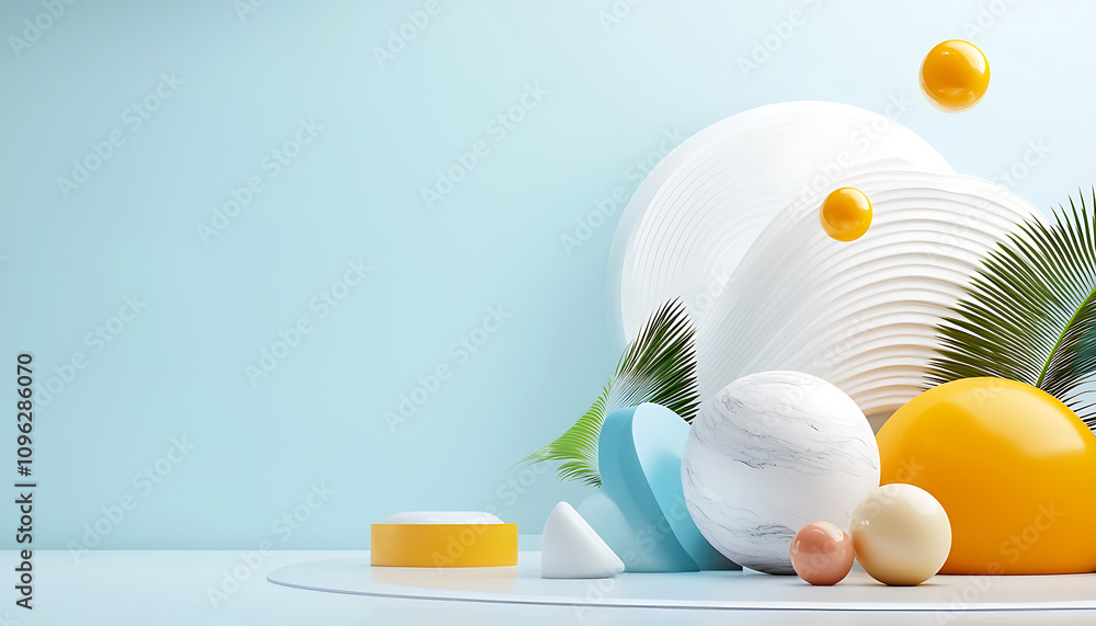 Poster creative design application profile registration and elements arrangement in minimalist environment