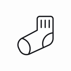 socks wear icon sign vector