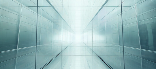 Obraz premium glass wall room hallway background 1