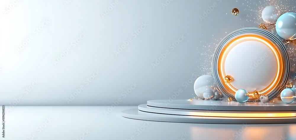 Poster dynamic application registration profile setup minimalist studio environment digital design perspect