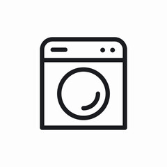 washing machine icon sign vector